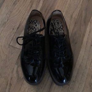 Madden Girl patent leather platform oxfords